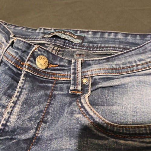 Pitbull men's jeans size M dark blue like new