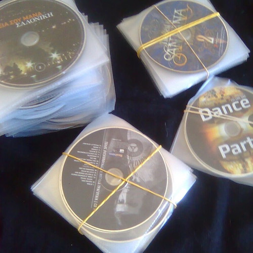 Music CDs used, pack of 101, 81 Greek 20 foreign