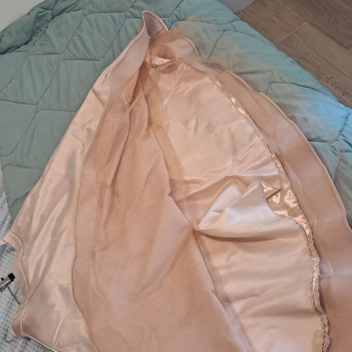 Crepe satin skirts new, gold and nude, size small