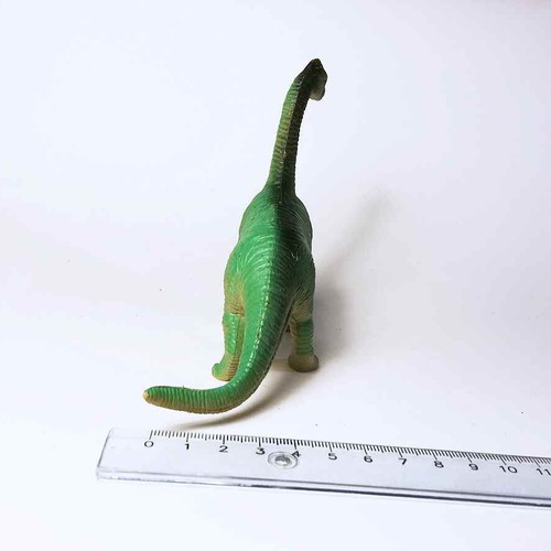 Plastic dinosaur figure used