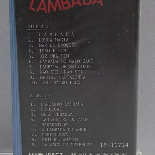 Kaoma Lambada cassette tape used, Latin genre