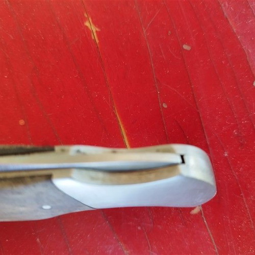 Crivit wooden folding knife used with safety lock