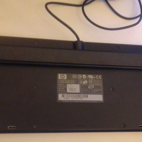 HP kb-0133 English-Russian keyboard used, PS/2 connection
