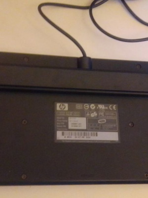 HP kb-0133 English-Russian keyboard used, PS/2 connection