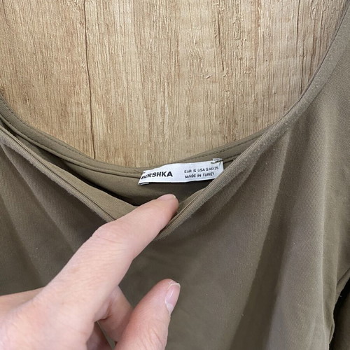 Zara bodysuit size S like new, green
