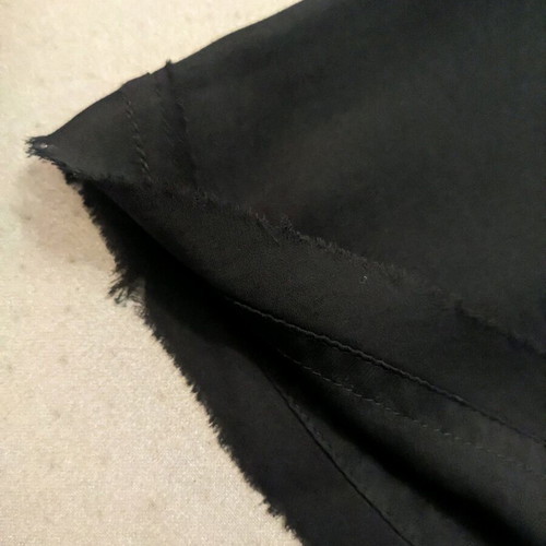 Sisley top like new, black, backless and semi-transparent