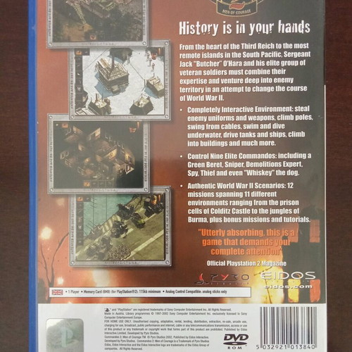 Commandos 2 PlayStation 2 like new