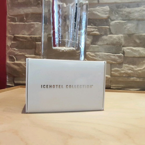 Icehotel Collection Crystal Candlesticks set of 2 new