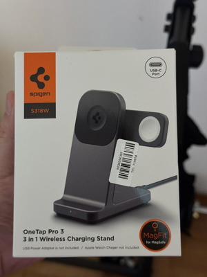 Spigen OneTap Pro 3 in 1 Wireless Charging Stand like new