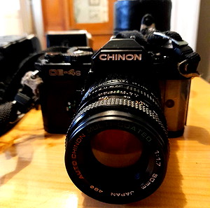 CHINON CE-4S & CHINON 50mm F/1.7 MC Lens