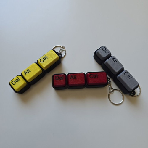 3D Printed Antistress Clicker Keychain like new