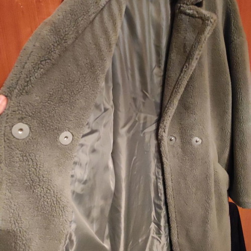 Top Secret coat new with mint eco fur size M