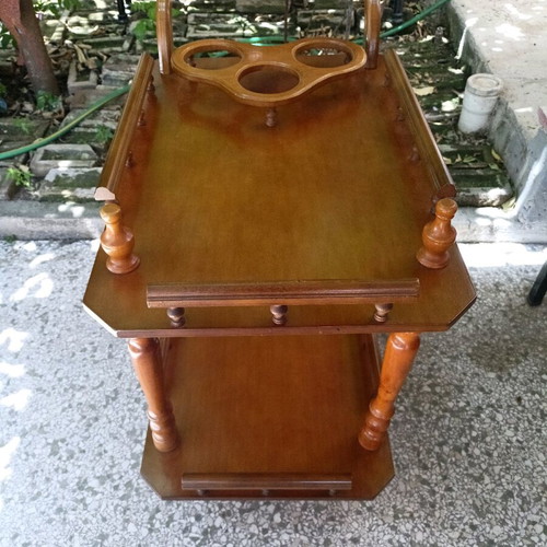 Wooden vintage bar trolley used in very good condition