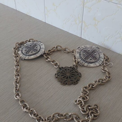 Nidodileda belt new adjustable silver