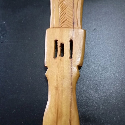 Wooden stocking needle used, 30x4 cm