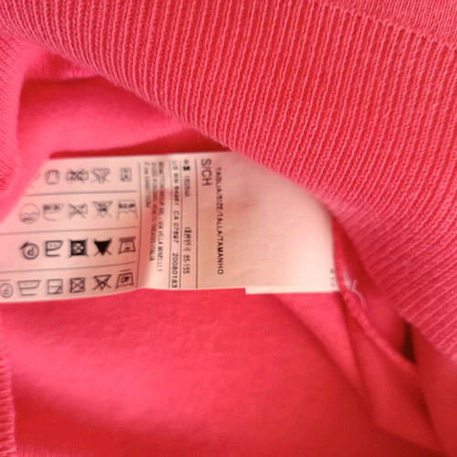 Benetton spring blouse new, cotton, coral color