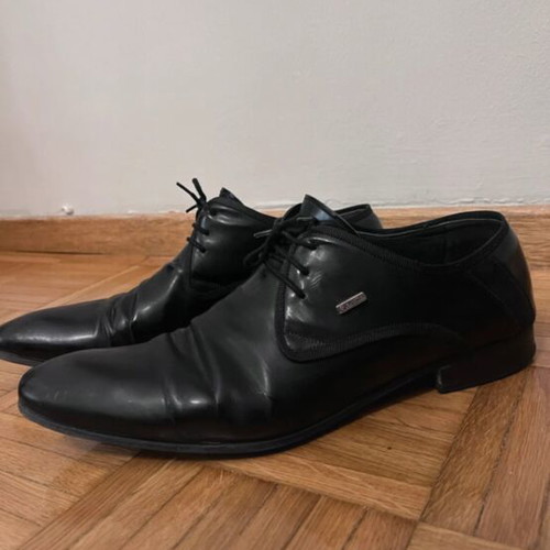 Gianna Kazakou men's shoes size 45, like new black oxfords