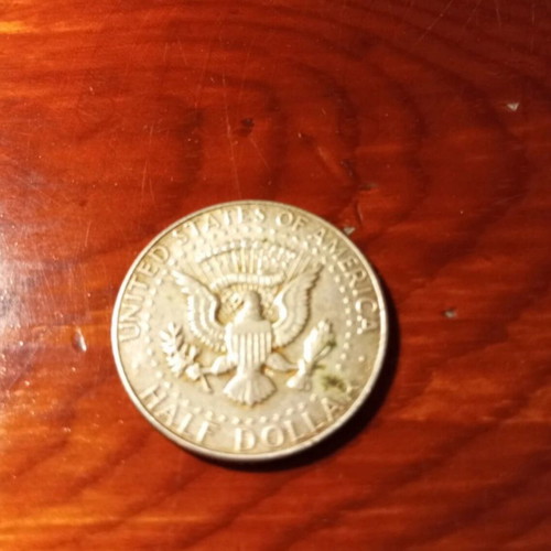 US Half Dollar Coin 1968 used