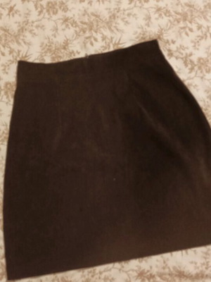 Φούστα vintage καφέ μεταχειρισμένη, μέγεθος XS