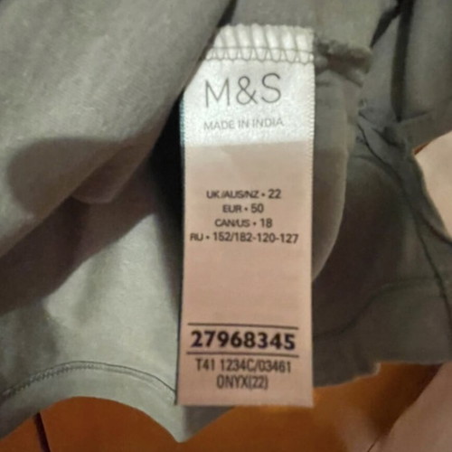 Marks & Spencer plus size blouse with green and purple sequins, like new