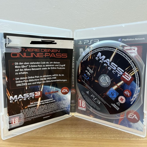 Mass Effect 3 PS3 game used, complete with booklet