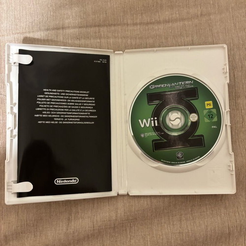 Green Lantern Rise of the Manhunters Nintendo Wii used, English complete