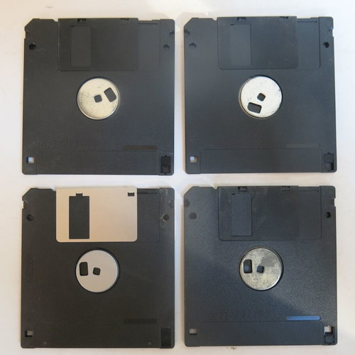 3.5" Floppy Disks used, pack of 4 TDK MF-2HD MS-DOS formatted