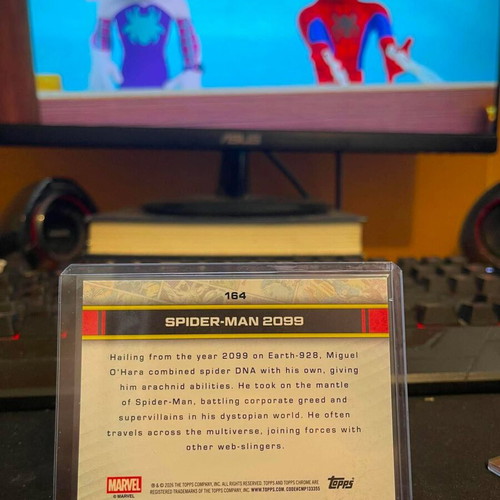 2026 Topps Chrome Marvel Spider-Man 2099 Black Refractor card