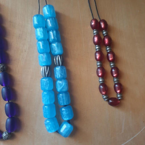Vintage worry beads used, pack of 4