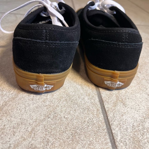 Vans Era black with brown sole like new athletic shoes size 39