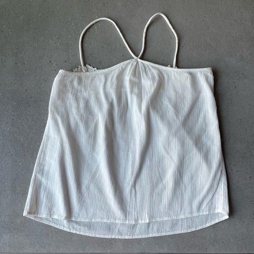 M&S women's romantic top like new, white, size M