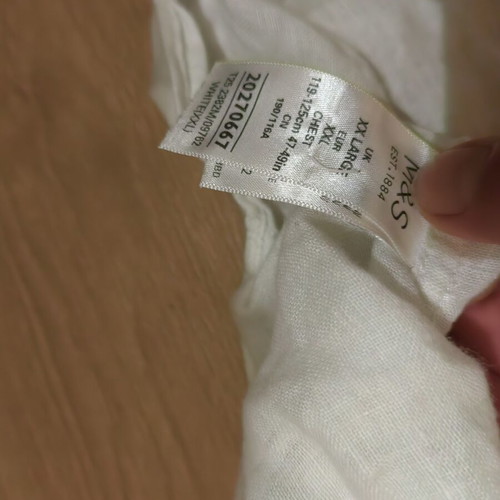 Linen shirt M&S XXL white like new