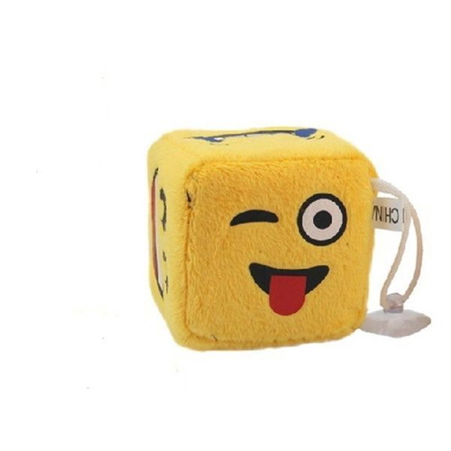 Suction toy faces plush new, 6 cm