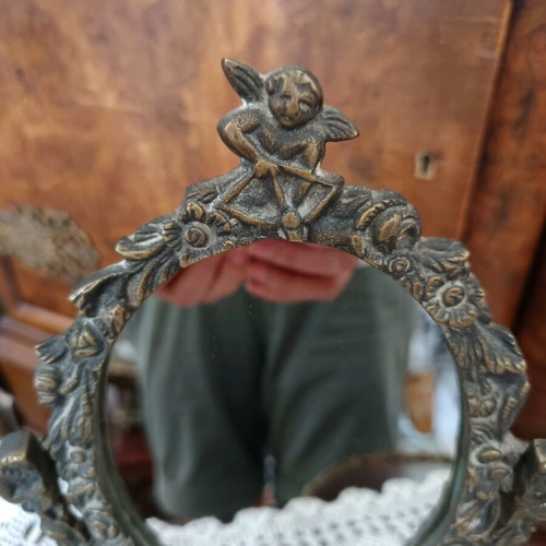 Bronze vintage mirror used