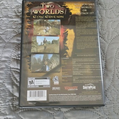 Two Worlds Epic Edition PC game used