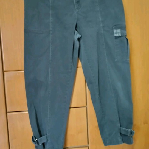 Attrattivo pants L used, green, tailored waist