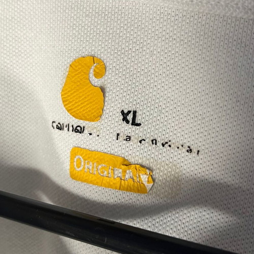 Carhartt Contractors Work Pocket Polo T-Shirt like new, XL, white