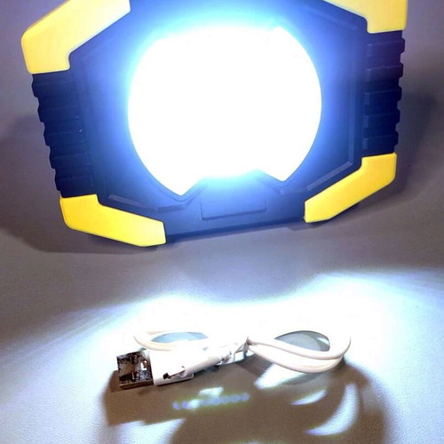 Portable Rechargeable LED COB Projector Solar with Battery