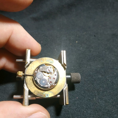 Leonard men's wristwatch used, manual wind, slim profile