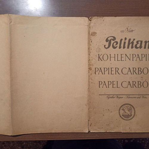 Collectible printed materials used, set of 4 pieces