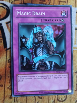 Magic Drain Trap Card σαν καινούργιο, κατάλληλη για Goat τράπουλες