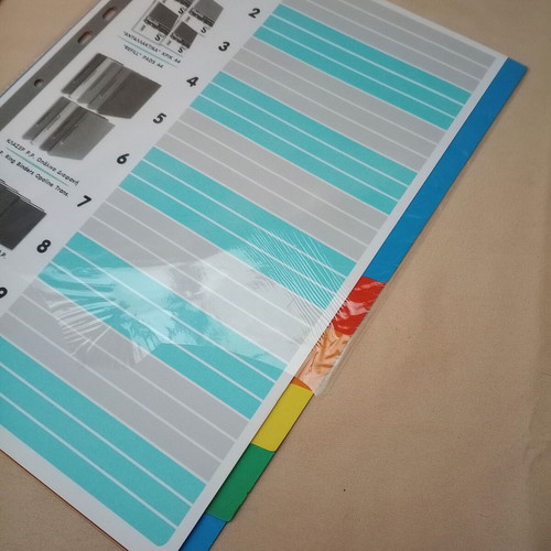 Colored A4 Index Dividers like new, set of 2