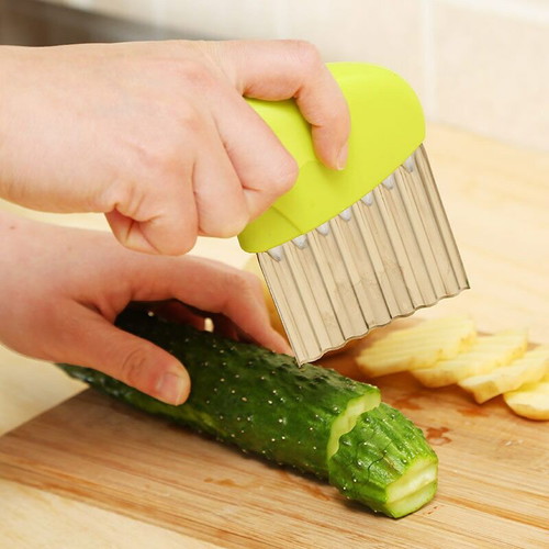 Zigzag cutter for potatoes and vegetables new