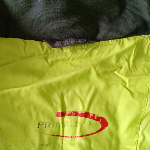 Mc Kinley women's jacket with Primaloft insulation used, yellow, size M