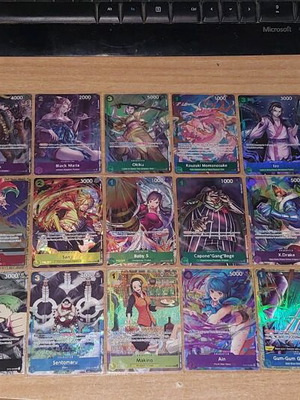 One Piece TCG Promo κάρτες 18, όλες foil, σαν καινούργιο