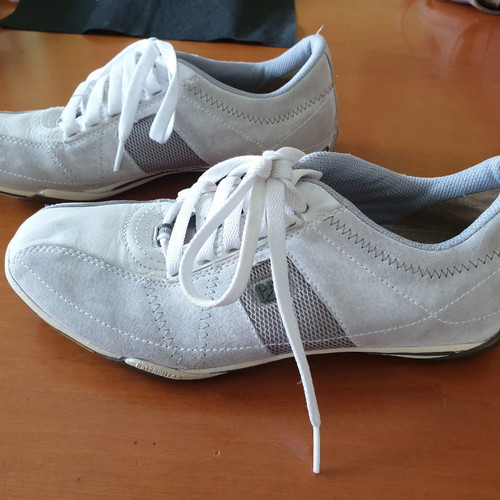 Caterpillar athletic shoes used, gray, size 42