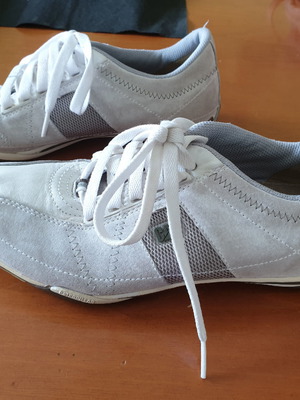 Caterpillar athletic shoes used, gray, size 42