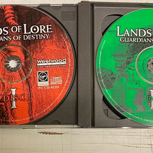 Lands of Lore Guardians of Destiny PC like new, 4 disks