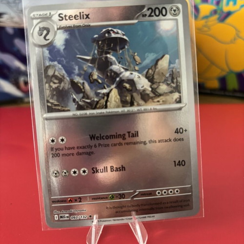 Steelix MEG 093/132 Reverse Holo Pokemon card