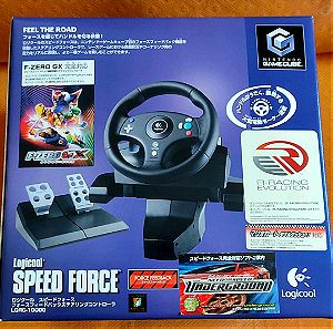 Logitech Speed Force τιμονιέρα/πεταλιέρα (Nintendo GameCube) (σφραγισμένο)